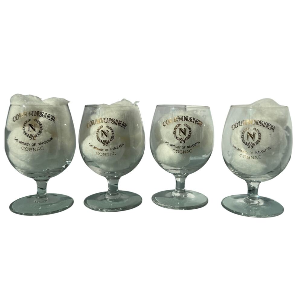 Courvoisier Brandy of Napolean Cognac Snifters Set of 4